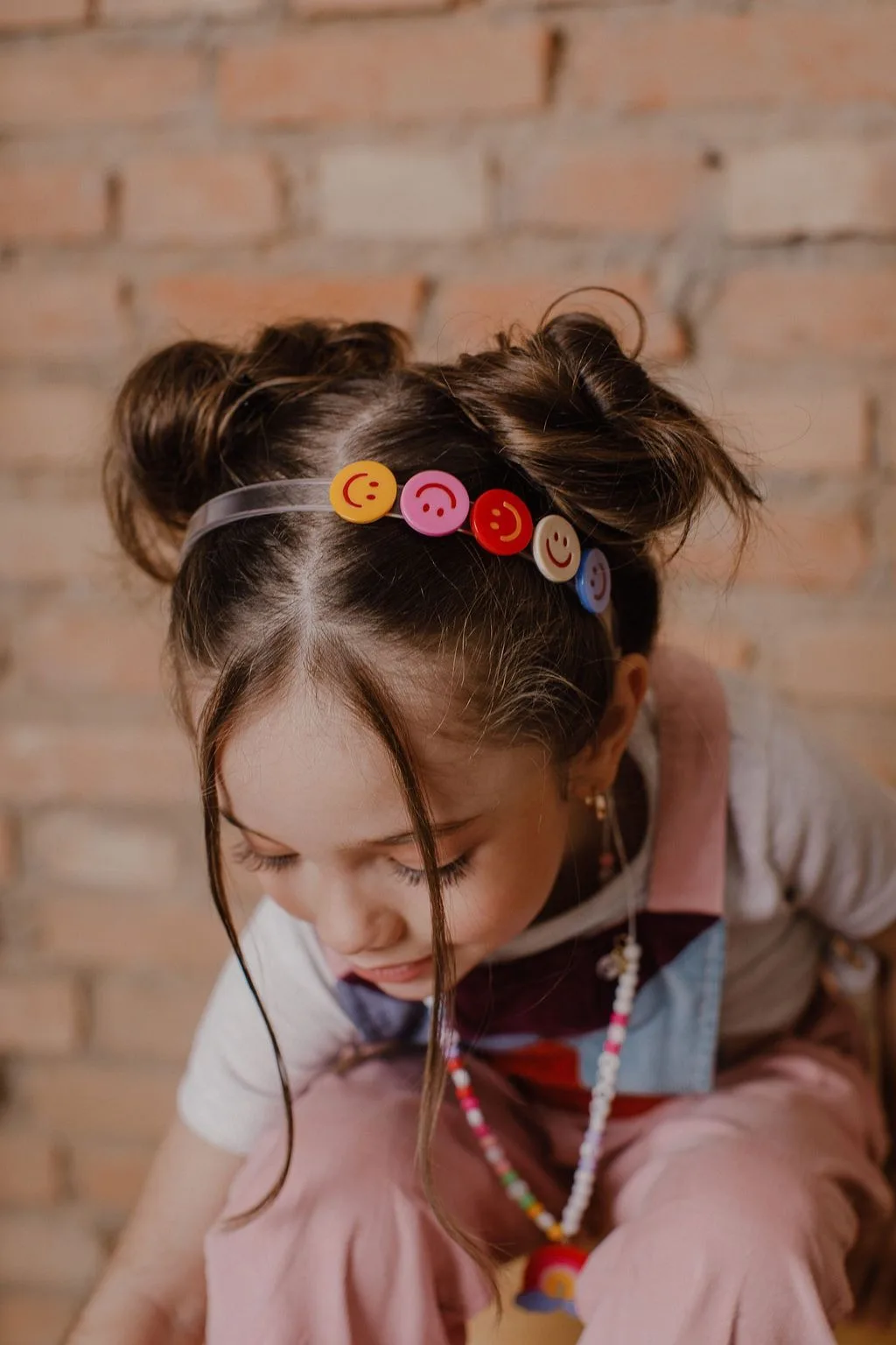 Diadema Caritas Felices de Colores