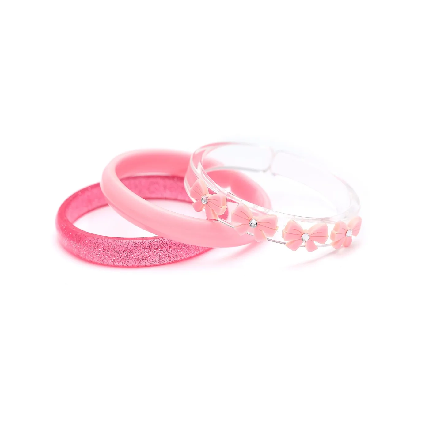 Pulseras Lazos Rosado Vintage
