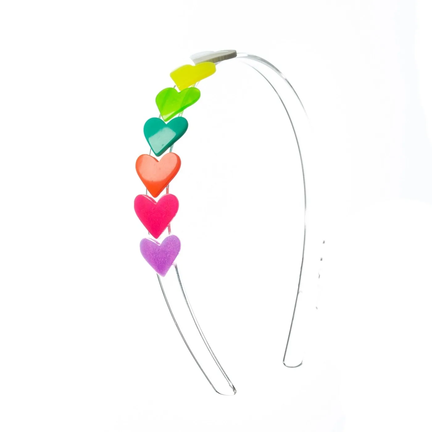 Diadema Corazones Neón
