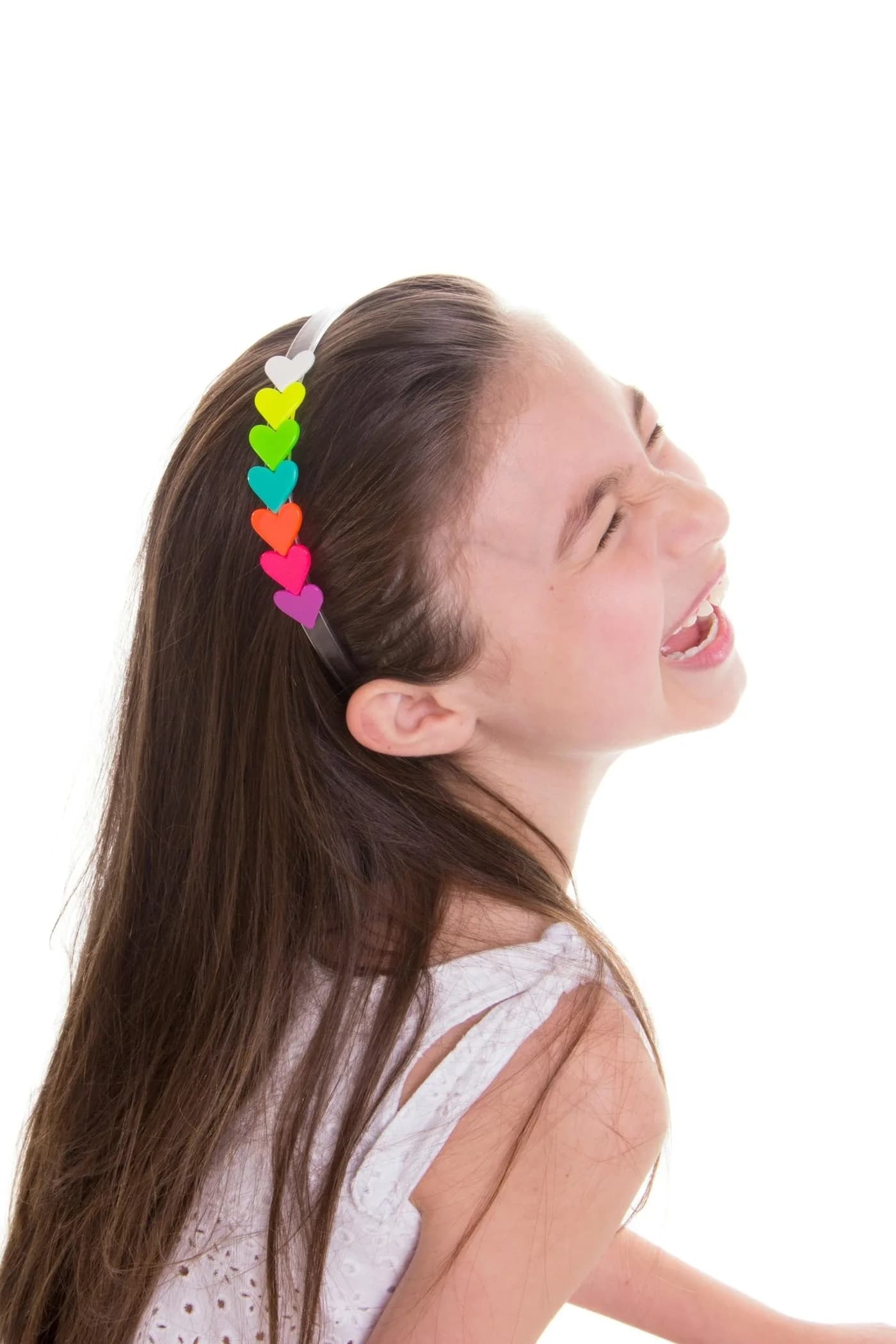 Diadema Corazones Neón