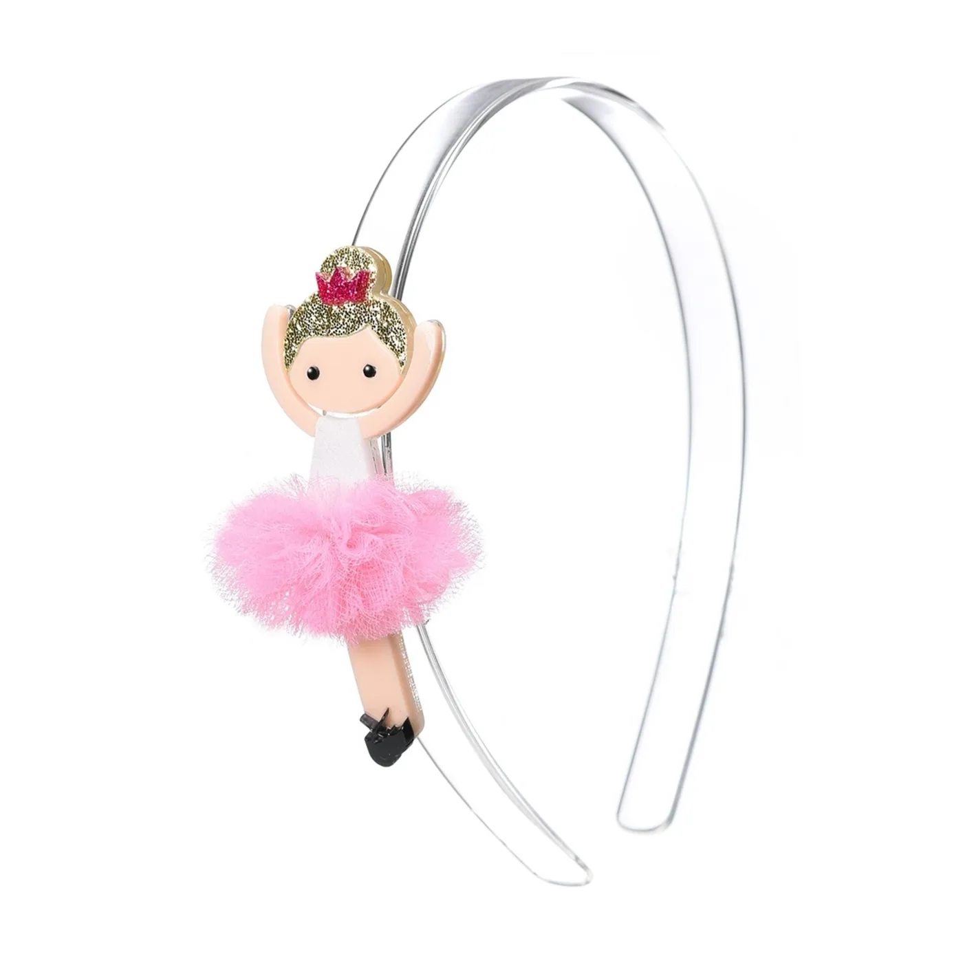 Diadema Bailarina Tutú Rosado