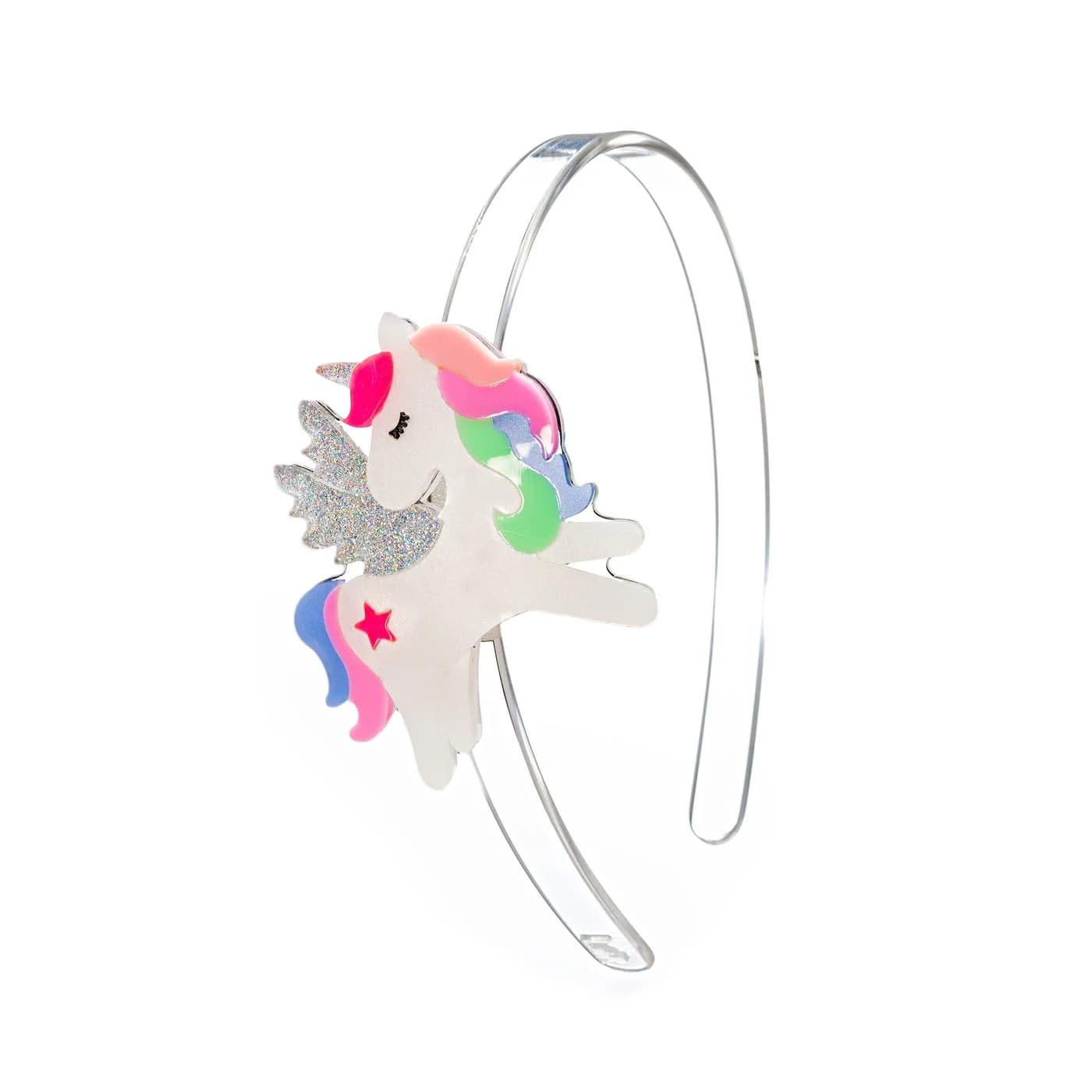 Diadema Unicornio Pastel con Brillantina