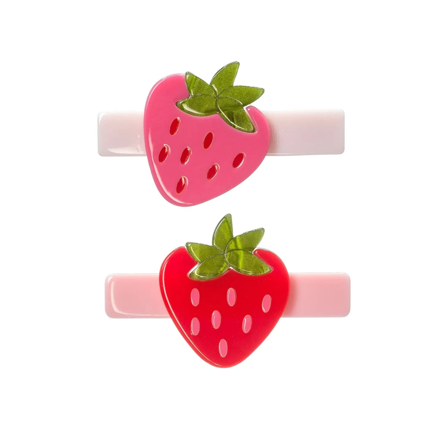Ganchos Fresas Rojo y Rosado