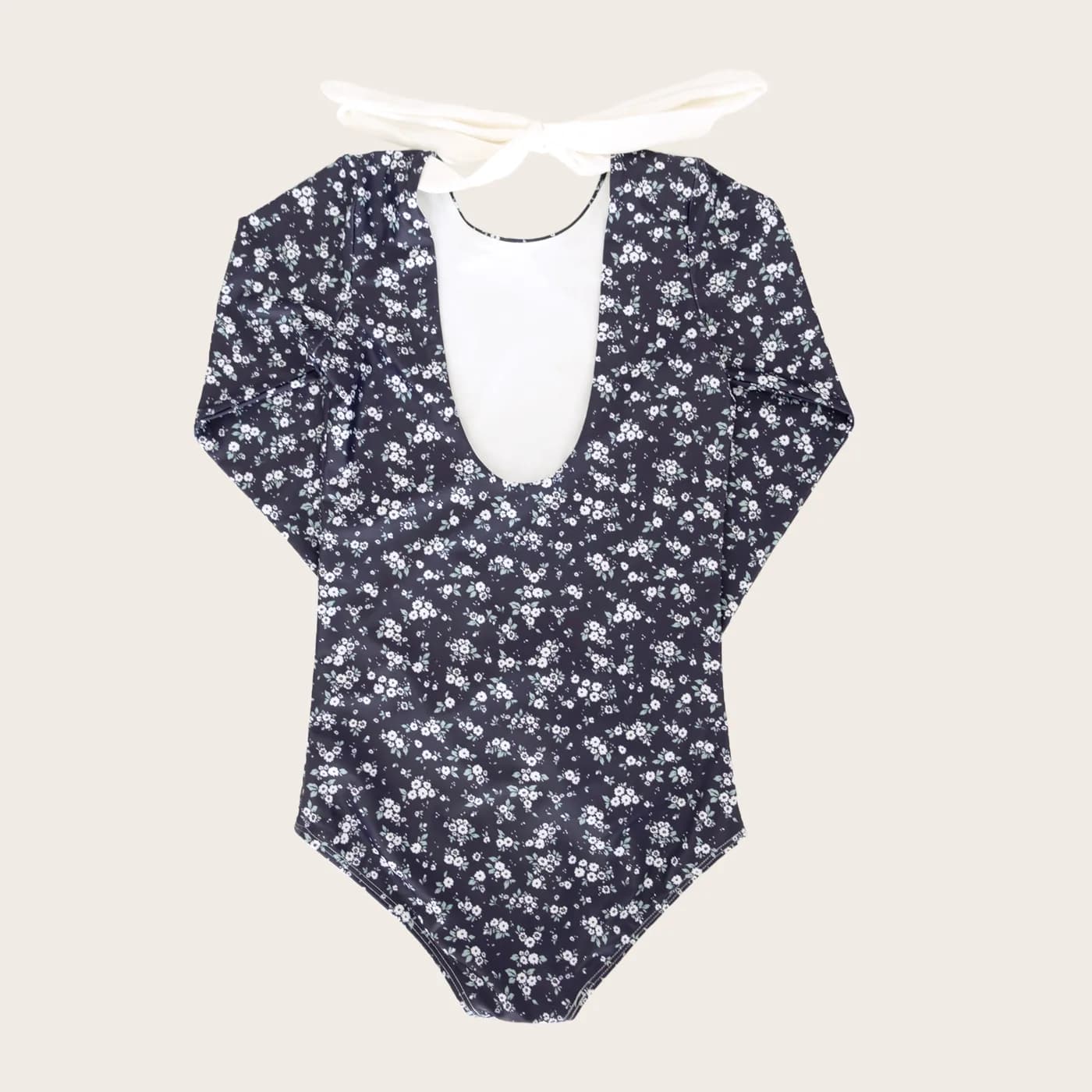 Traje de Baño Entero Manga Larga Floral Beach Club